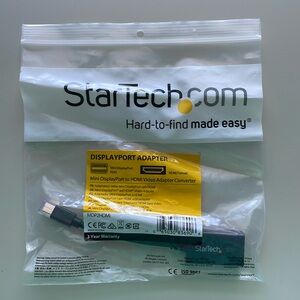 NEW IN ORIGINAL PACKAGING. startech MDP2HDMI DisplayPort adapter
